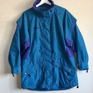 Columbia‎ Sportswear Gizzmo Vintage Jacket Womens Size Medium Blue Purple